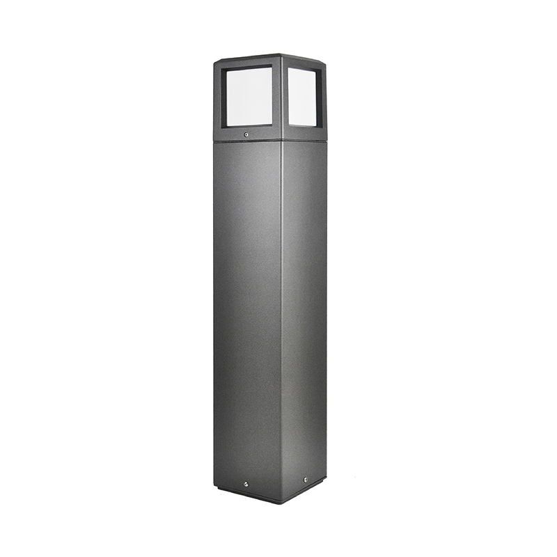 YMLED-6208 négyzet alakú alumínium LED-es poláros kerti lámpák YMLED-6208 négyzet alakú alumínium LED-es poláros kerti lámpák